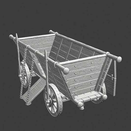Medieval Hussite War Wagon - ramp down