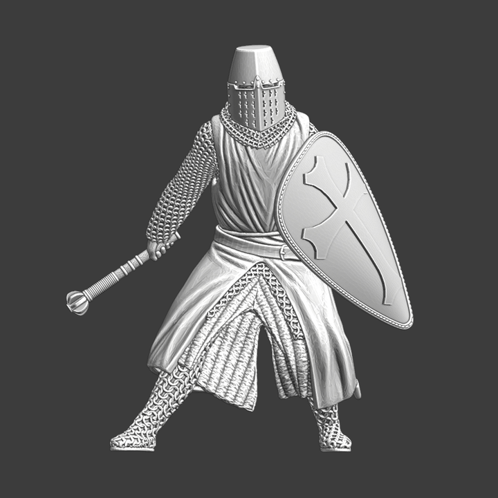 Medieval Danish vassal knight - Lake Peipus 1242