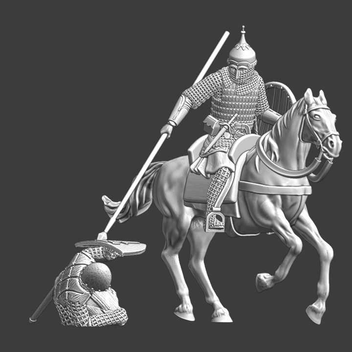 Kievan-Rus attacking wounded crusader