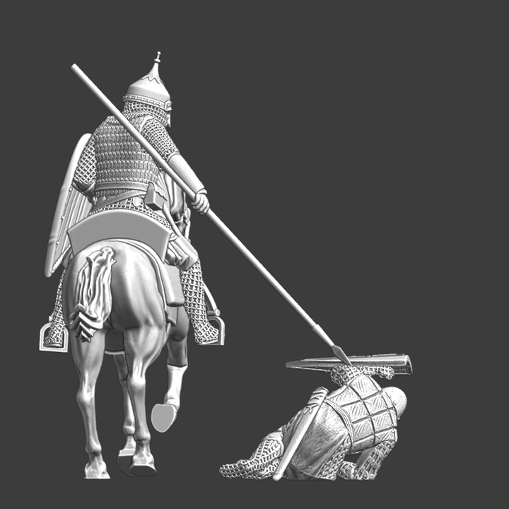 Kievan-Rus attacking wounded crusader