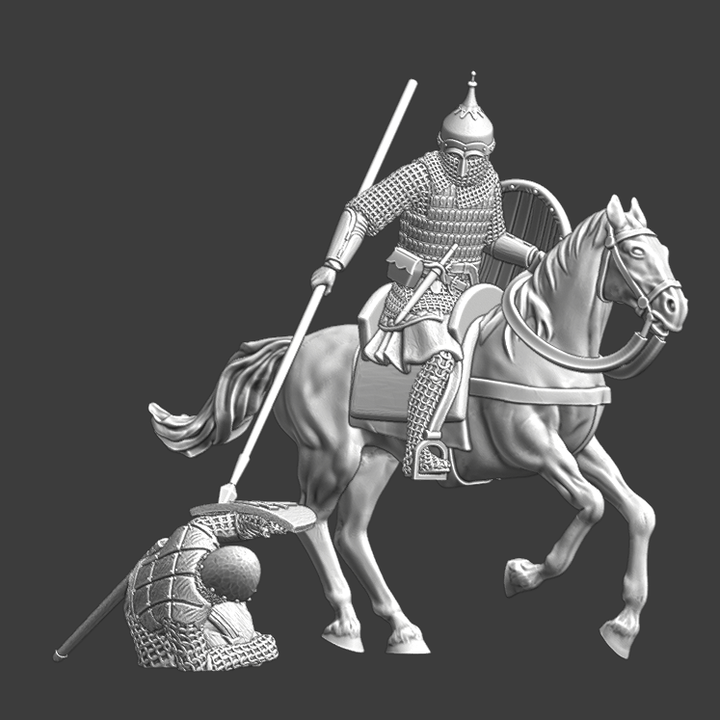 Kievan-Rus attacking wounded crusader