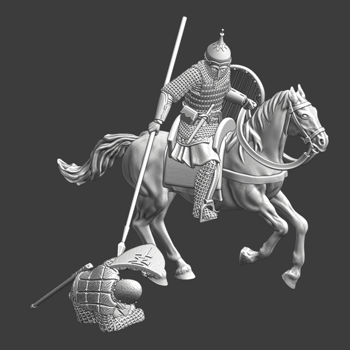 Kievan-Rus attacking wounded crusader