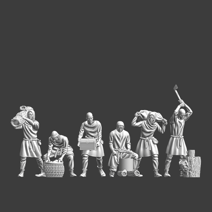 Medieval Workers.