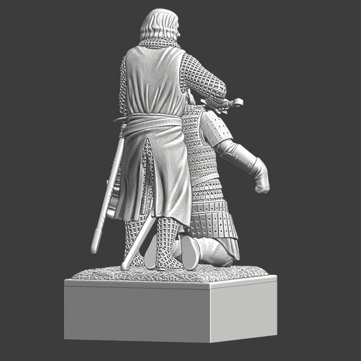 Knight vs Novgorod Warrior at Battle of Lake Peipus 1242