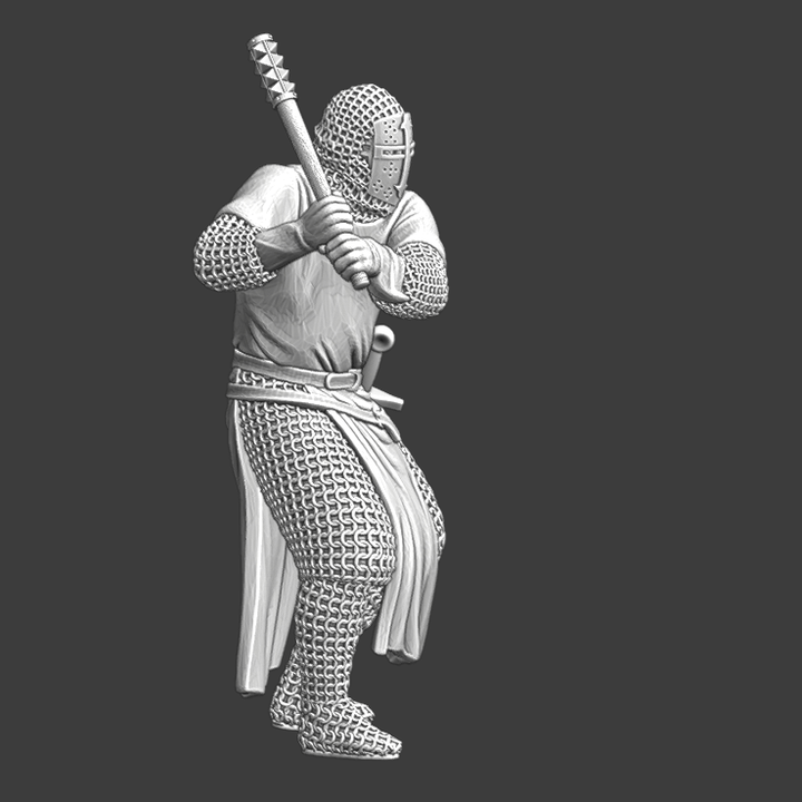 Saint Lazarus Order knight in combat.