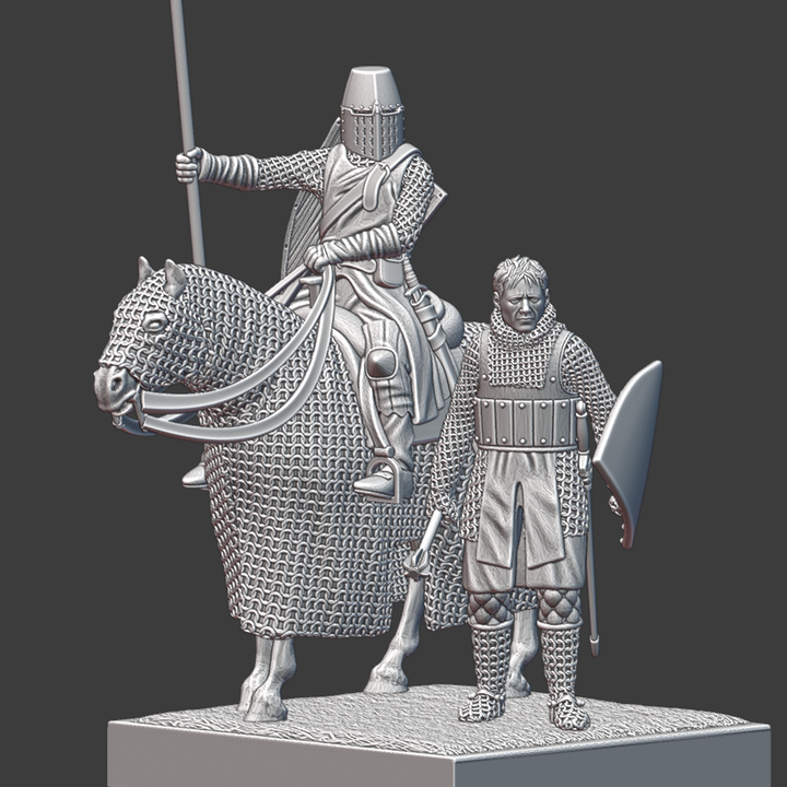 Medieval Vignette - Danish Vassals on Crusade