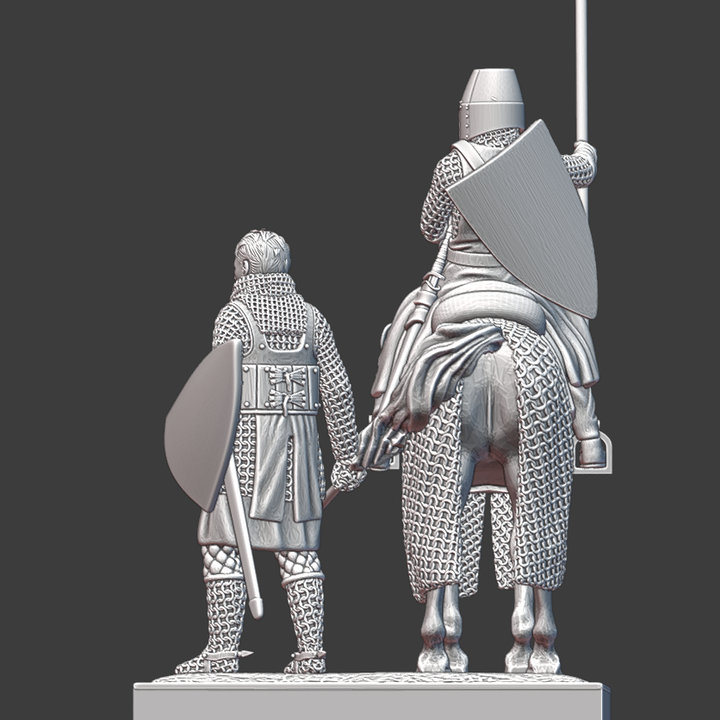 Medieval Vignette - Danish Vassals on Crusade