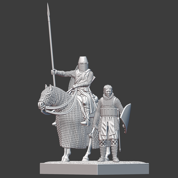 Medieval Vignette - Danish Vassals on Crusade