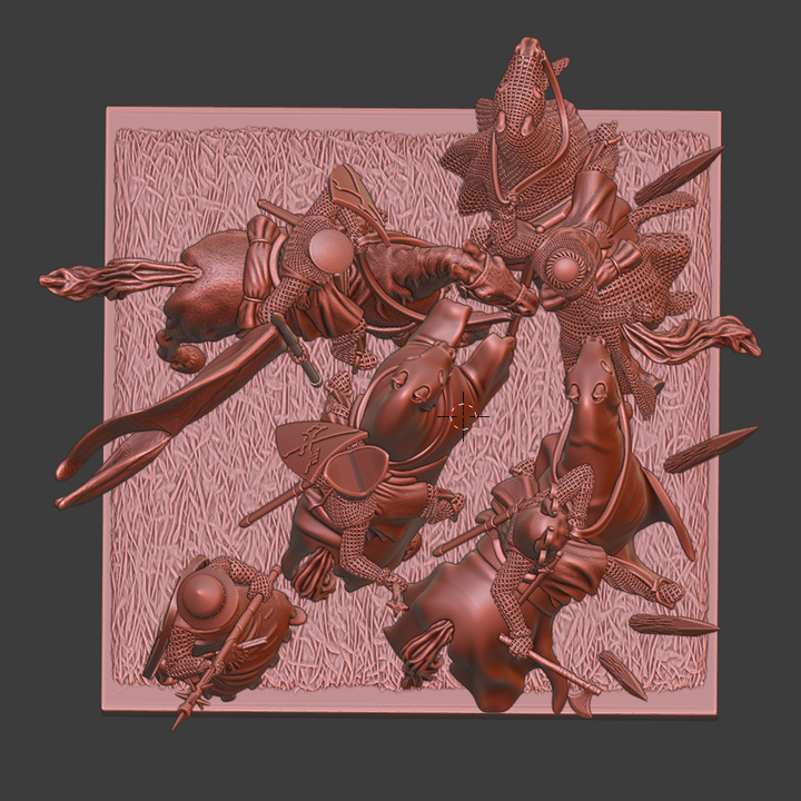 Tribe Release Marts 2025 - Medieval Battle Diorama