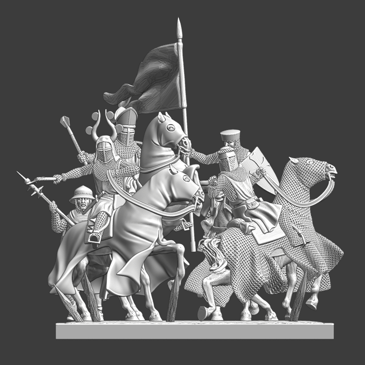 Tribe Release Marts 2025 - Medieval Battle Diorama