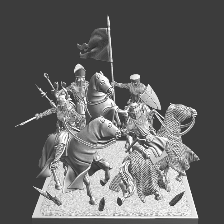 Tribe Release Marts 2025 - Medieval Battle Diorama