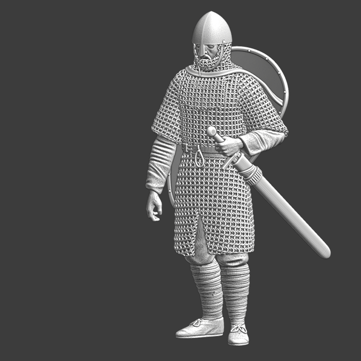 Medieval Norman Crusader Knight - Resting
