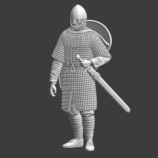 Medieval Norman Crusader Knight - Resting