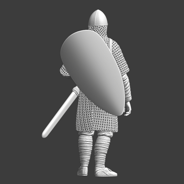 Medieval Norman Crusader Knight - Resting