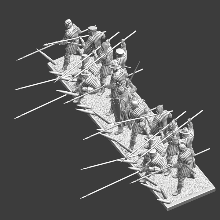 Scottish Schiltron of Spearmen.