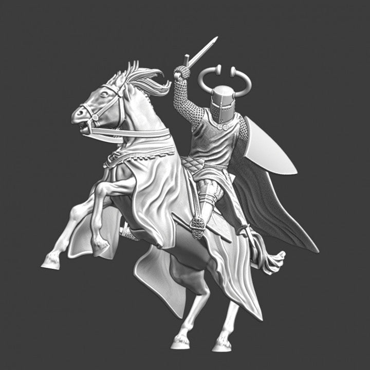 Teutonic Master - Mounted and in Battle