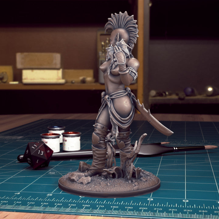 Greta Mohawk by Tytan Troll Miniatures