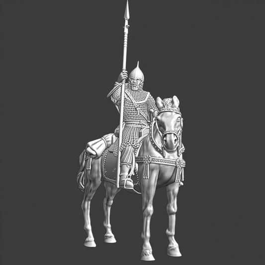 Medieval mounted Baltic Tribal Warrior