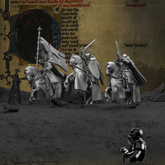 13th century - Mounted Teutonic Knights - Command Group