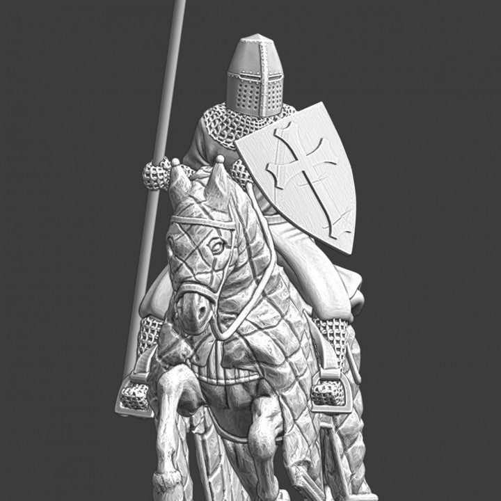 Medieval Danish crusader - Battle Lake Peipus 1242