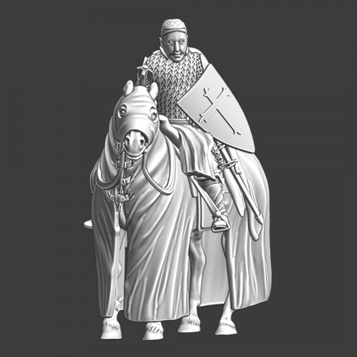 St Lazarus Mounted Leper Knights 28mm (1/56 )