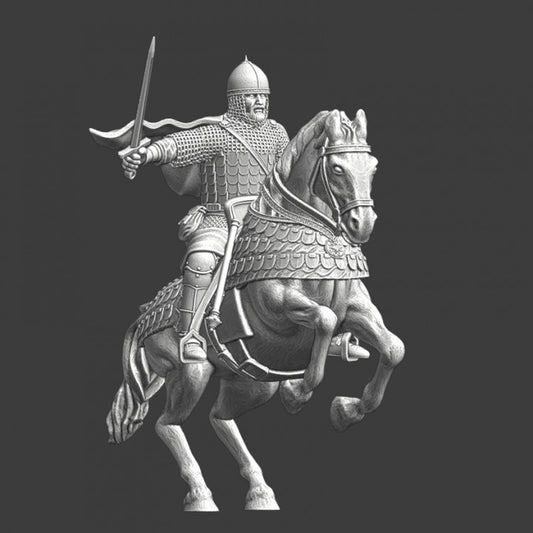 Medieval Kievan Lord - Mounted Warrior.