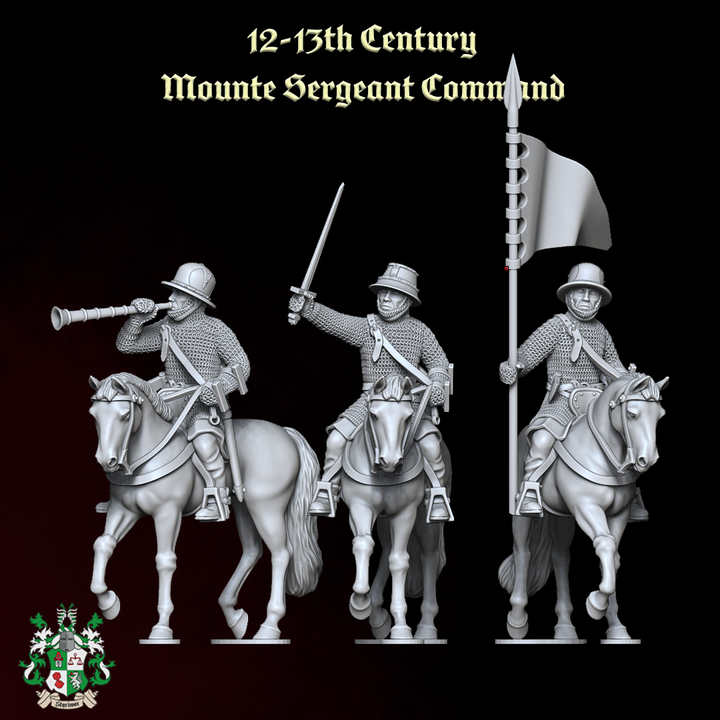 12-13th Century Mounted Sergeants Command Set by Styriwar