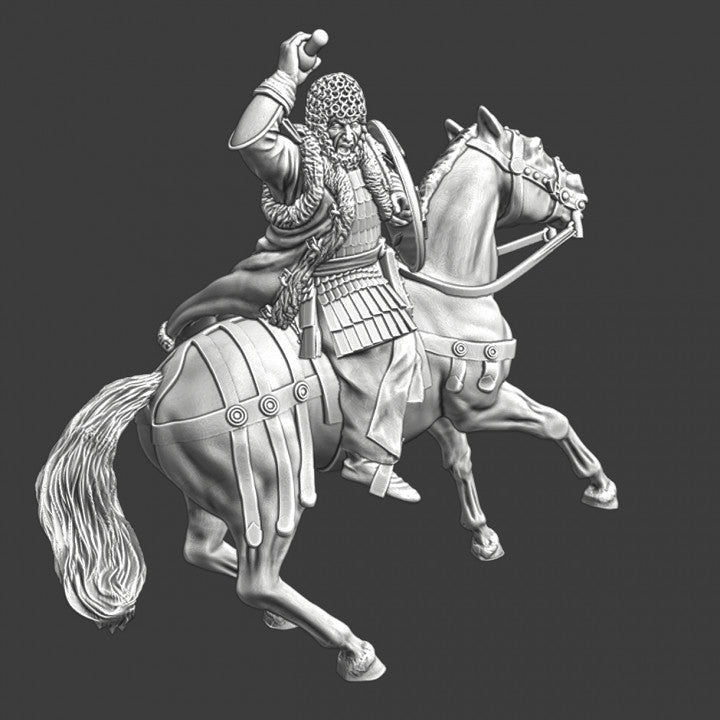 Novgorod mounted Prince with coif