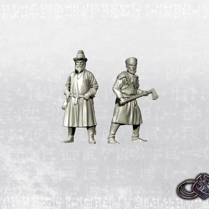 "Armed Citizens - 14th century" by Ezipion miniatures