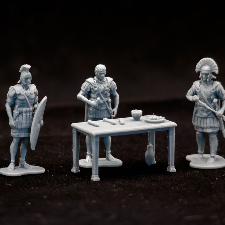 Roman Camp Officers by Gadgetworks Miniatures