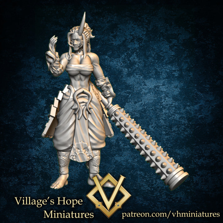 Oni girl Monster girl by Village's Hope Miniatures