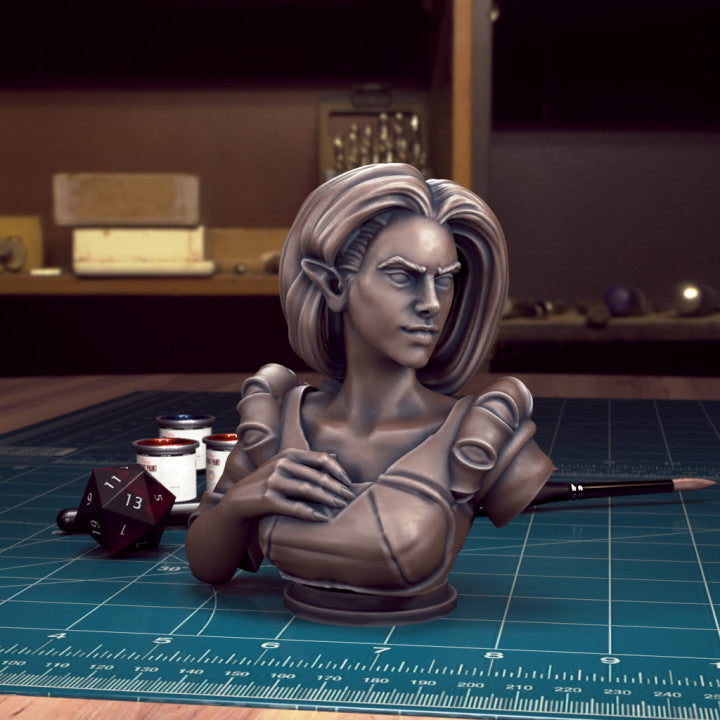 Patrina Bust by Tytan Troll Miniatures