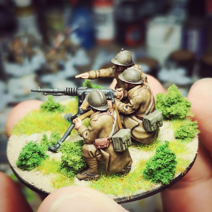 WW2 French 1940 HMG Hotchkiss model 1914 by Colonel Muller