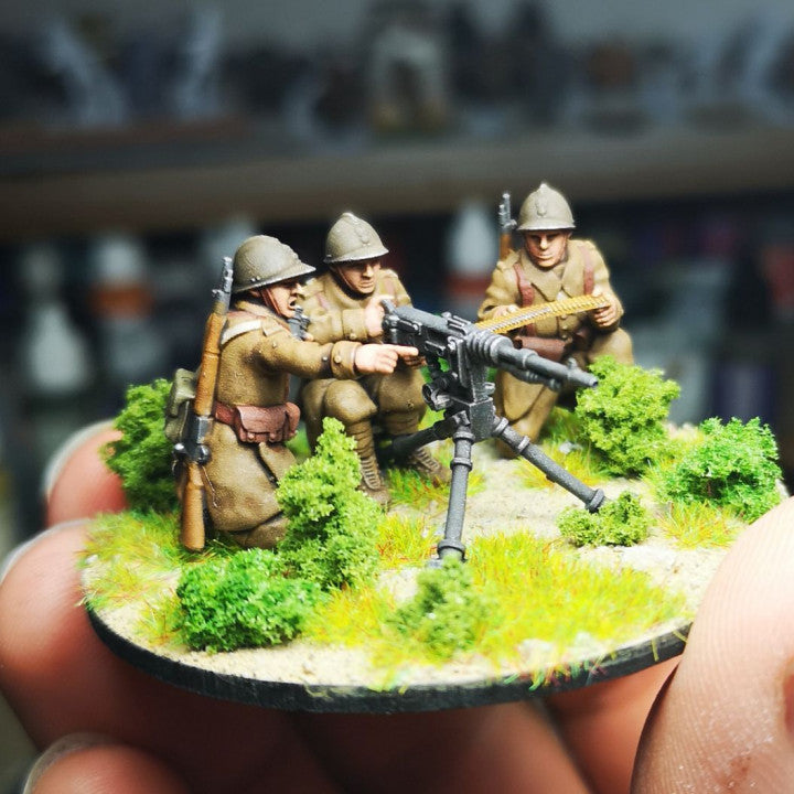 WW2 French 1940 HMG Hotchkiss model 1914 by Colonel Muller