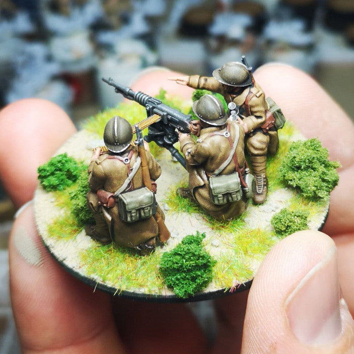 WW2 French 1940 HMG Hotchkiss model 1914 by Colonel Muller