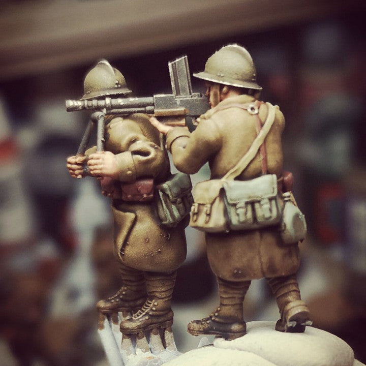 WW2 French 1940 LMG FIRETEAM 1 by Colonel Muller