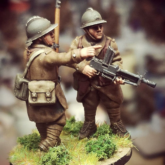 WW2 French 1940 LMG Fire team 2 by Colonel Muller