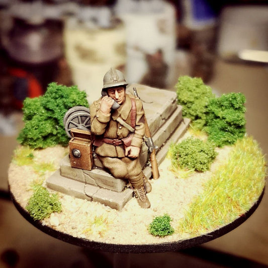 WW2 french 1940 telephonist by Colonel Muller