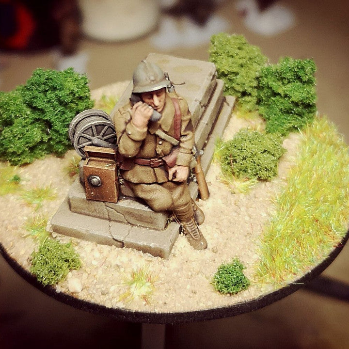 WW2 french 1940 telephonist by Colonel Muller