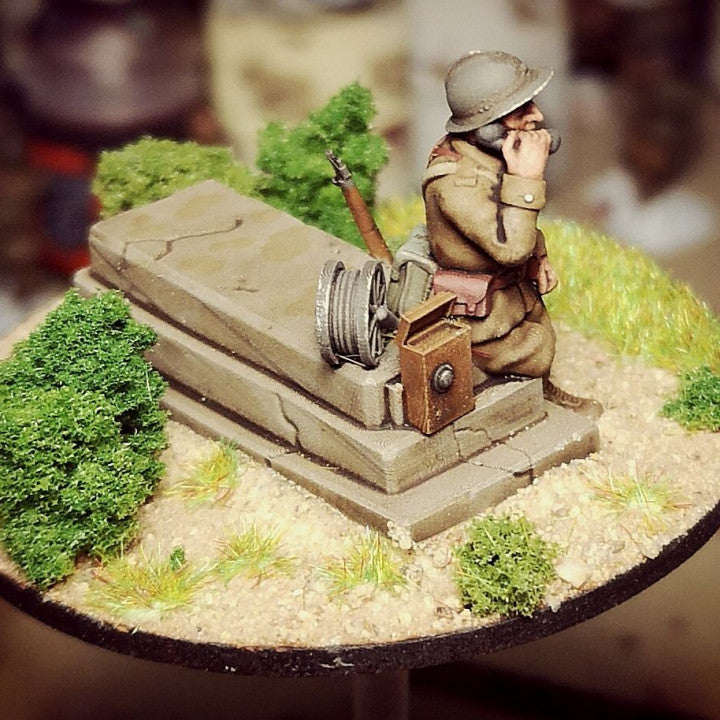 WW2 french 1940 telephonist by Colonel Muller