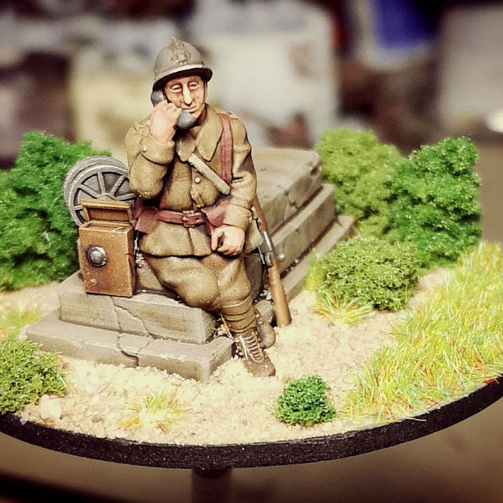 WW2 french 1940 telephonist by Colonel Muller