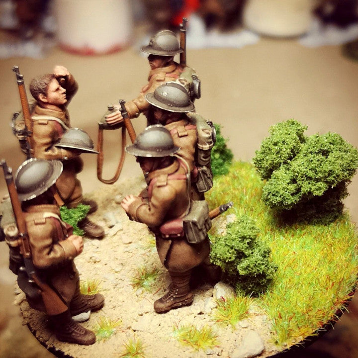 WW2 french reserve infantry at rest by Colonel Muller