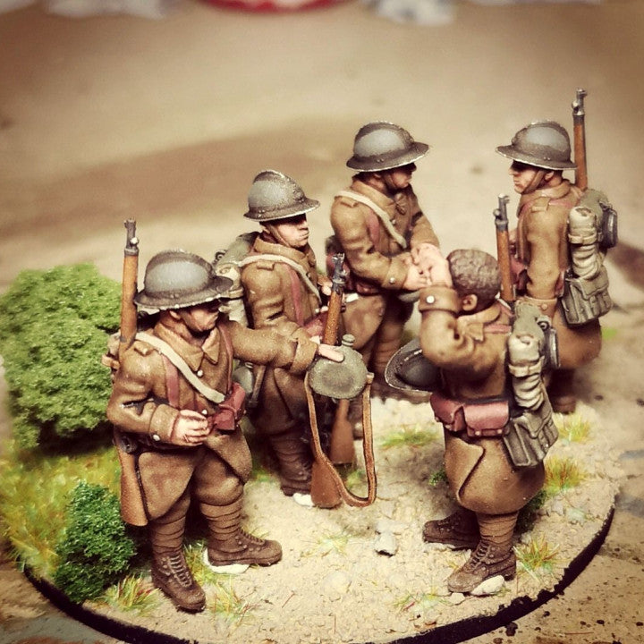 WW2 french reserve infantry at rest by Colonel Muller