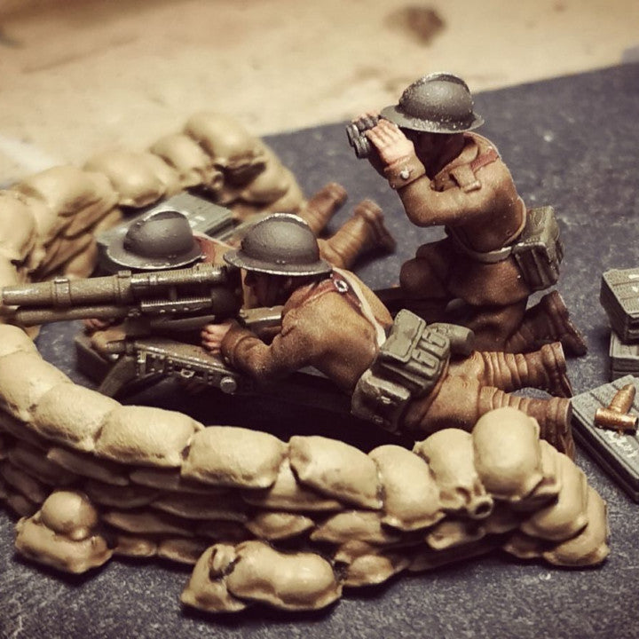 WW2 SA-16 TR trench gun. (With sandbags option) by Colonel Muller