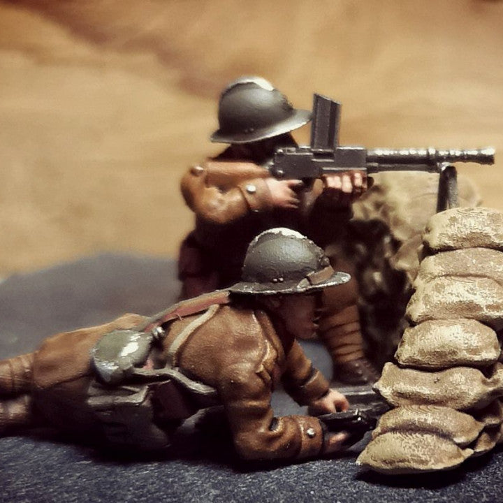 WW2 french FM 24/29 fortified fire position by Colonel Muller