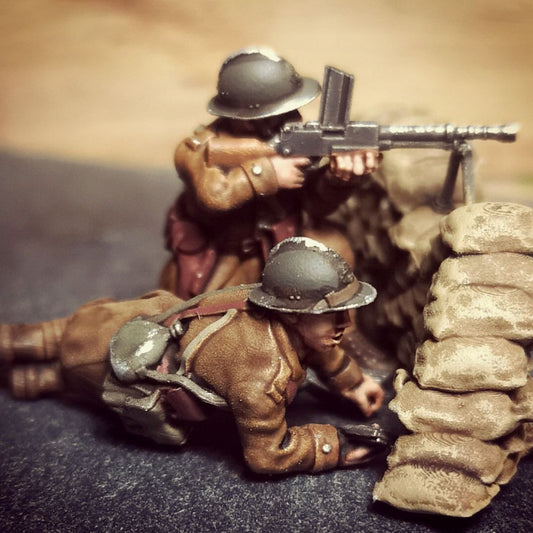 WW2 french FM 24/29 fortified fire position by Colonel Muller