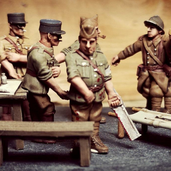 WW2 advanced field medical post by Colonel Muller