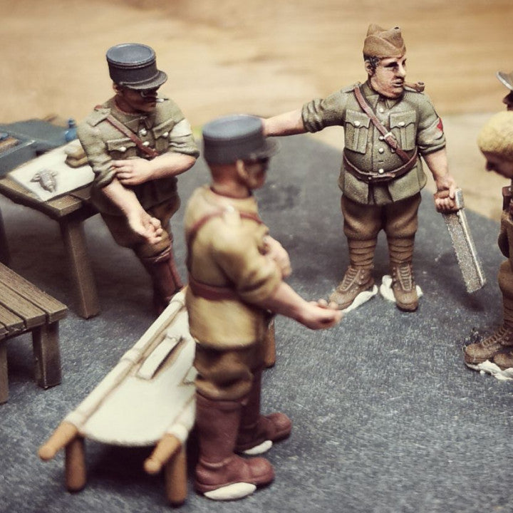 WW2 advanced field medical post by Colonel Muller