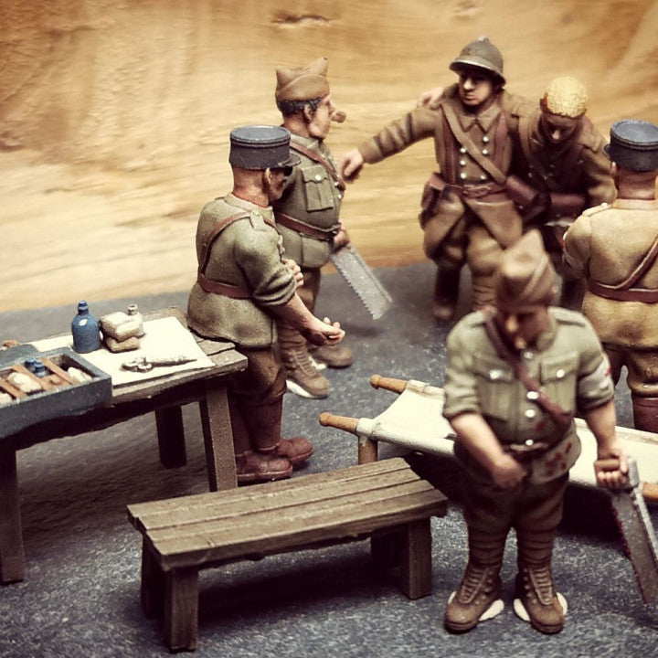 WW2 advanced field medical post by Colonel Muller