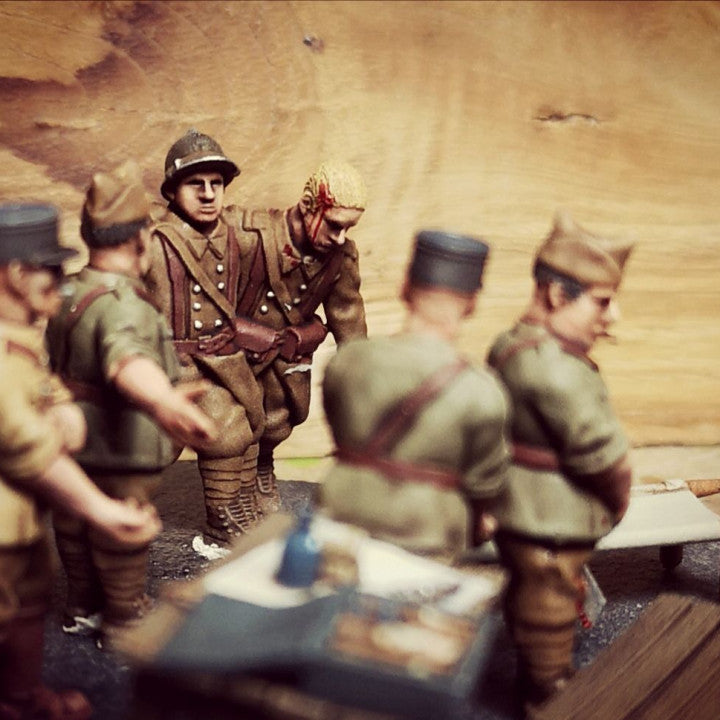 WW2 advanced field medical post by Colonel Muller